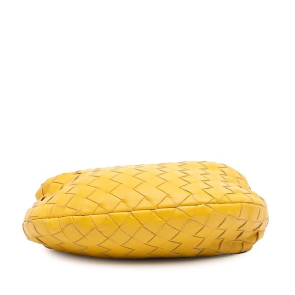 Pre-owned Bottega Veneta Mini Nappa Intrecciato Jodie Yellow