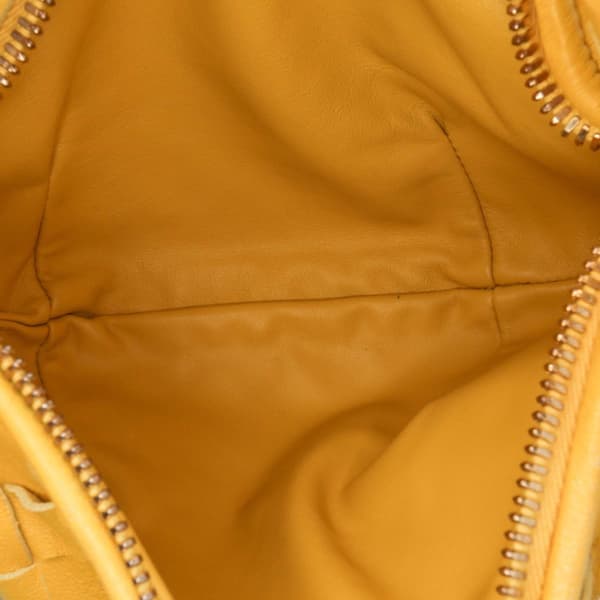 Pre-owned Bottega Veneta Mini Nappa Intrecciato Jodie Yellow