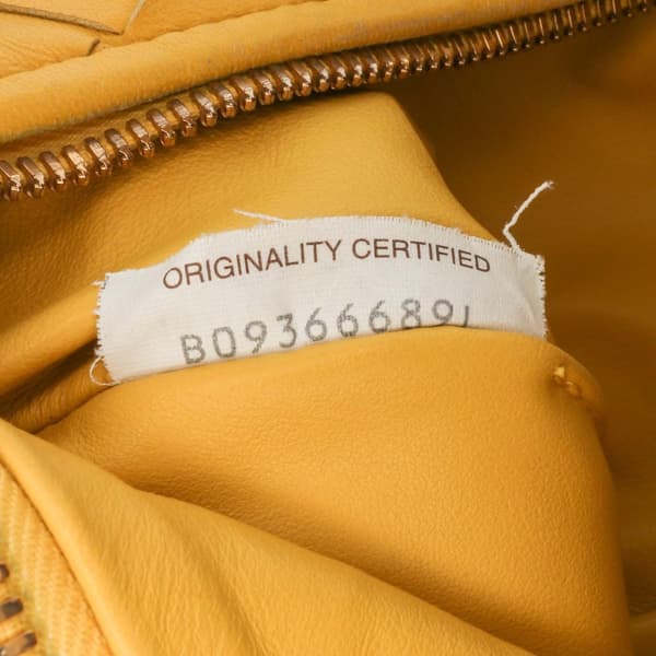 Pre-owned Bottega Veneta Mini Nappa Intrecciato Jodie Yellow