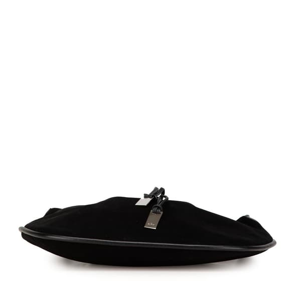 Pre-owned Gucci Suede Hobo Black