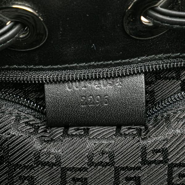 Pre-owned Gucci Suede Hobo Black