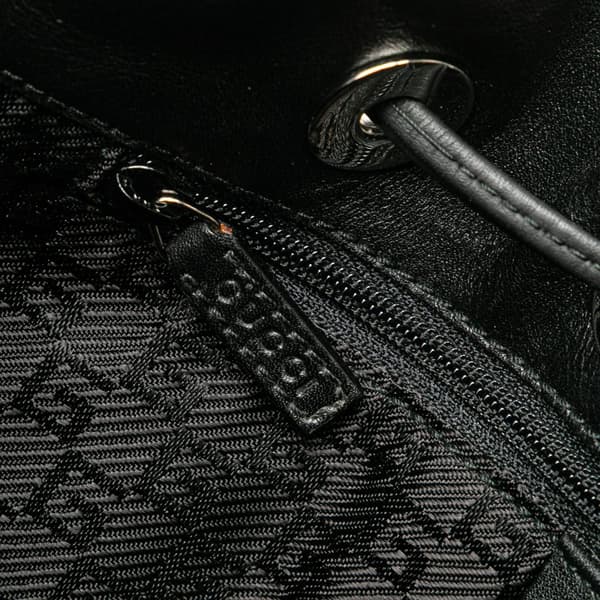 Pre-owned Gucci Suede Hobo Black
