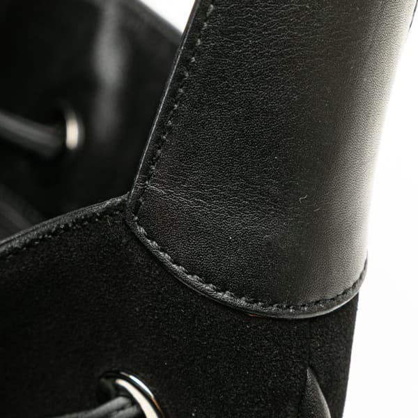 Pre-owned Gucci Suede Hobo Black