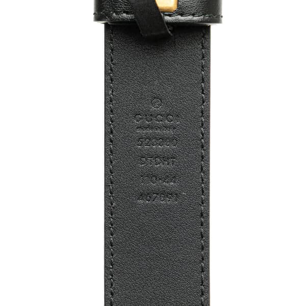 Pre-owned Gucci GG Marmont Square Leather Matelasse Belt Bag Black