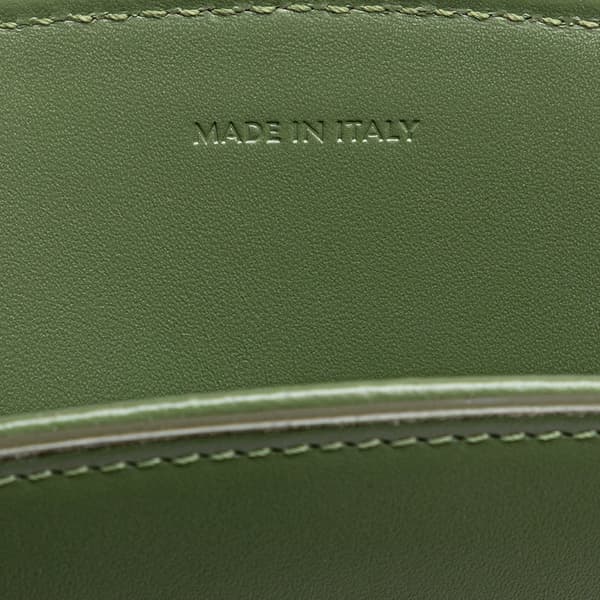 Pre-owned Celine Leather Crecy Bucket Bag Green