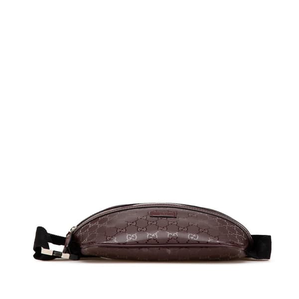 Pre-owned Gucci GG Imprime Belt Bag Red