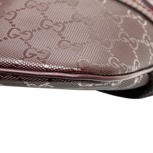 Pre-owned Gucci GG Imprime Belt Bag Red