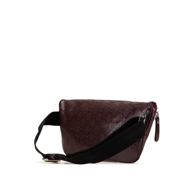 Pre-owned Gucci GG Imprime Belt Bag Red