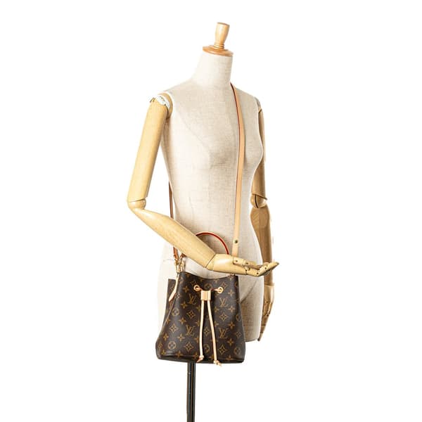 Pre-owned Louis Vuitton Monogram Neonoe BB Brown