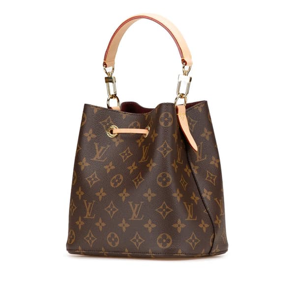 Pre-owned Louis Vuitton Monogram Neonoe BB Brown