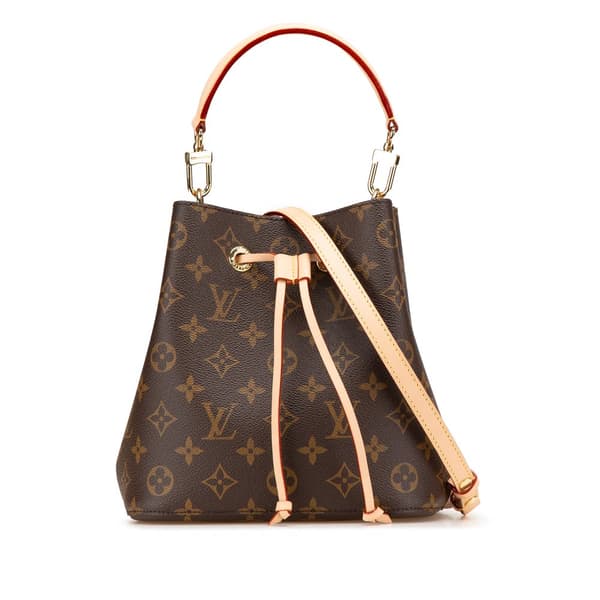 Pre-owned Louis Vuitton Monogram Neonoe BB Brown