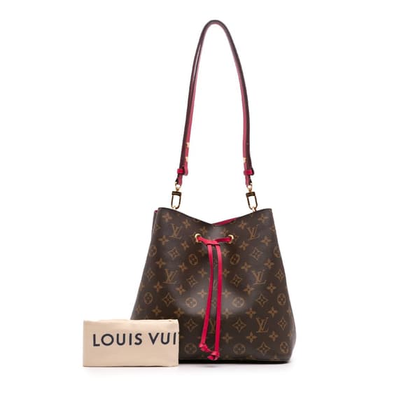 Pre-owned Louis Vuitton Monogram Neonoe MM Brown