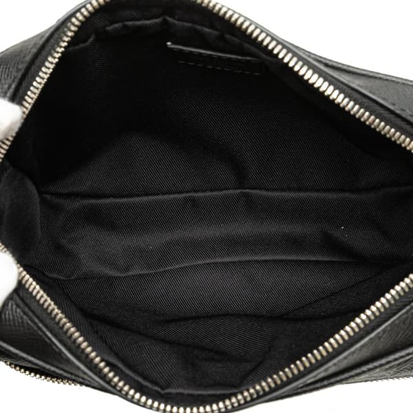 Pre-owned Louis Vuitton Monogram Taigarama Outdoor Bumbag Black