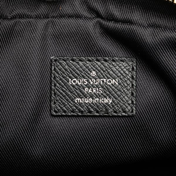 Pre-owned Louis Vuitton Monogram Taigarama Outdoor Bumbag Black