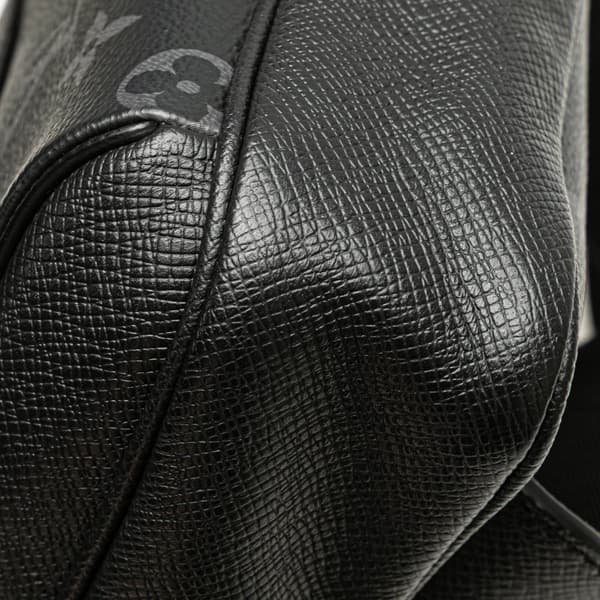 Pre-owned Louis Vuitton Monogram Taigarama Outdoor Bumbag Black