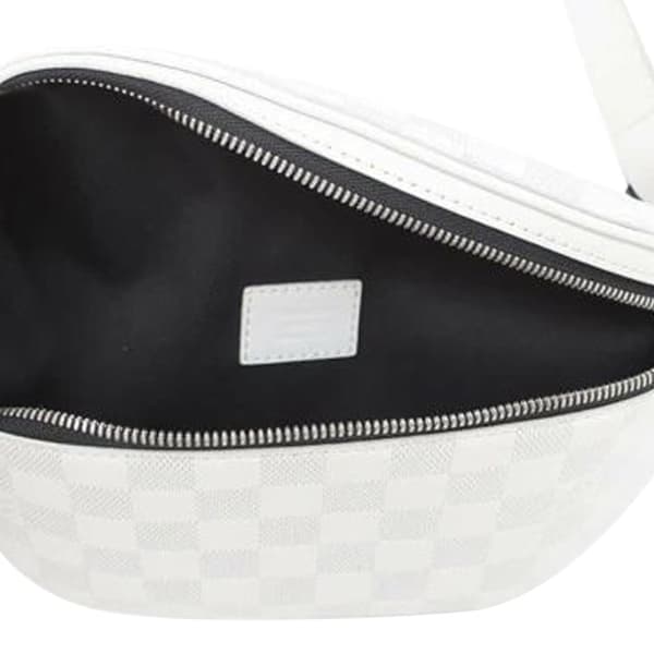 Pre-owned Louis Vuitton Damier Infini Campus Bumbag White