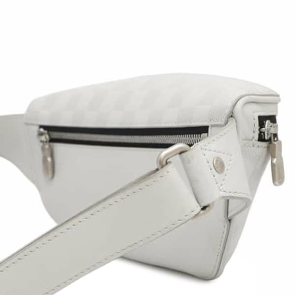 Pre-owned Louis Vuitton Damier Infini Campus Bumbag White