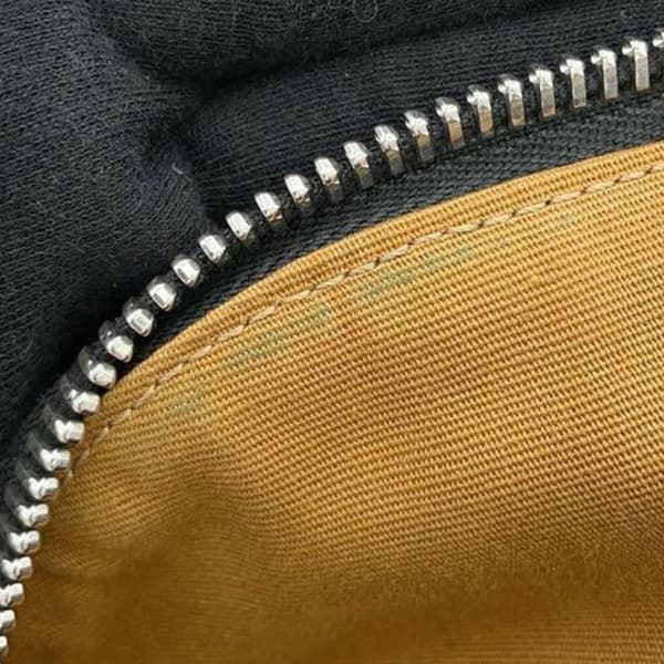 Pre-owned Celine Triomphe Coated Canvas Belt Bag Brown