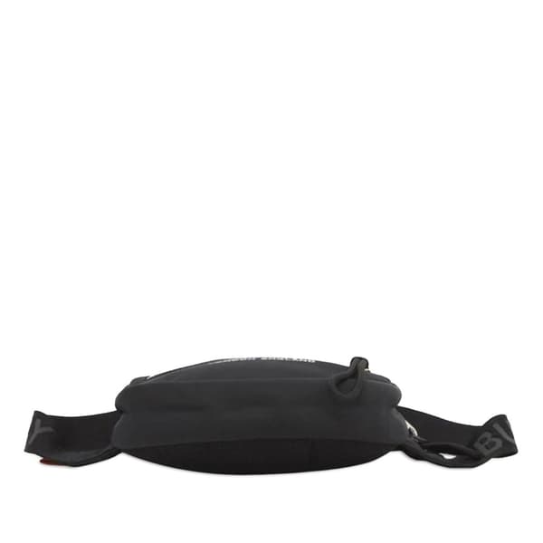 Pre-owned Burberry Nylon Logo Cannon Belt Bag Black