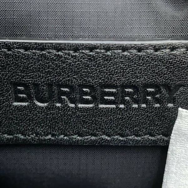 Pre-owned Burberry Nylon Logo Cannon Belt Bag Black
