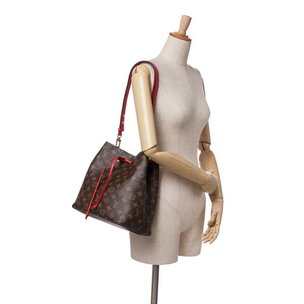 Pre-owned Louis Vuitton Monogram Neonoe MM Brown