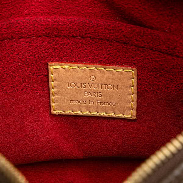 Pre-owned Louis Vuitton Monogram Croissant PM Brown
