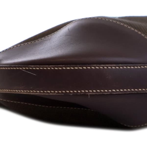 Pre-owned Prada Canvas Canapa Logo Hobo Brown