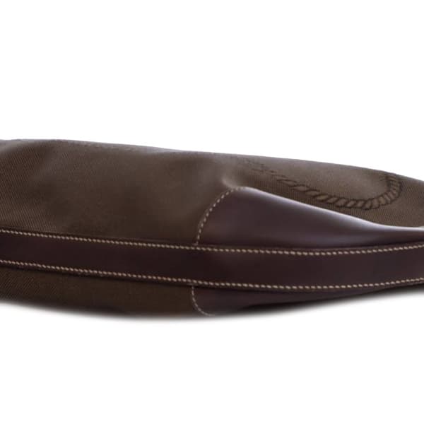 Pre-owned Prada Canvas Canapa Logo Hobo Brown