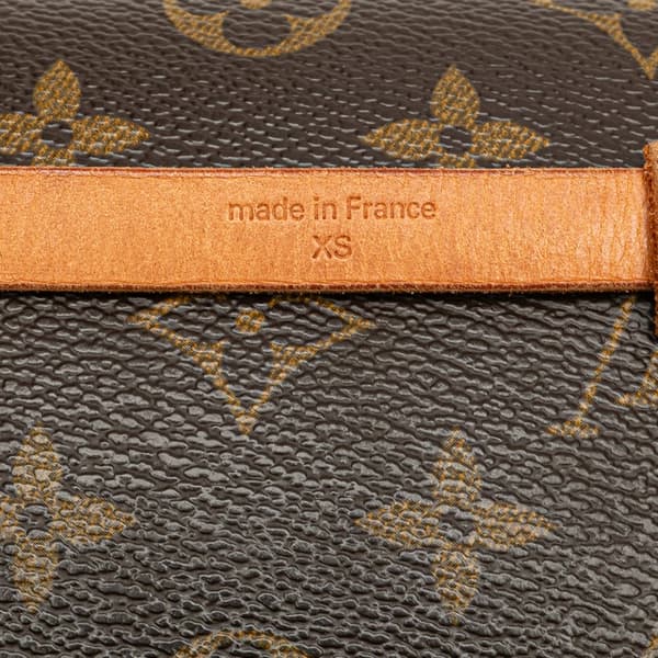 Pre-owned Louis Vuitton Monogram Pochette Florentine Brown