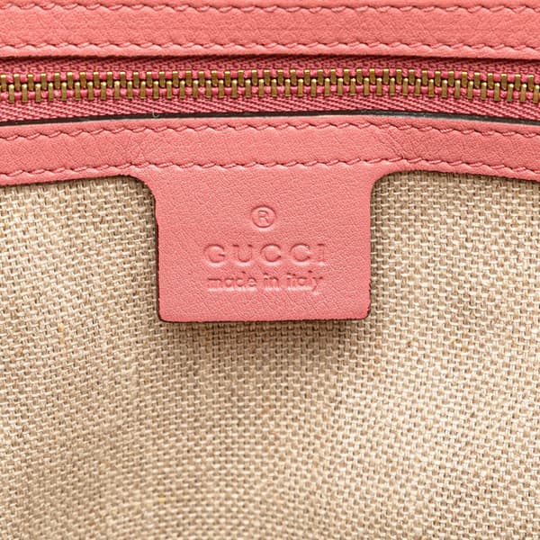 Pre-owned Gucci GG Canvas Bucket Brown