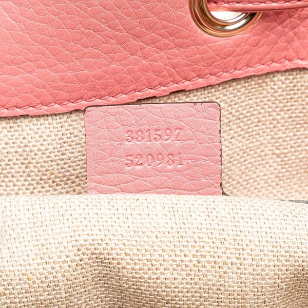 Pre-owned Gucci GG Canvas Bucket Brown