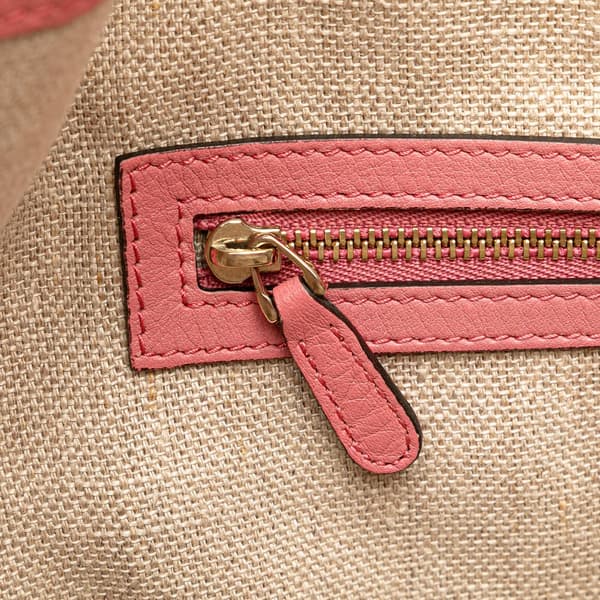 Pre-owned Gucci GG Canvas Bucket Brown