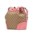 Miniatyrbild 2 av 9: Pre-owned Gucci GG Canvas Bucket Brown