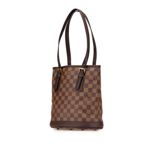 Pre-owned Louis Vuitton Damier Ebene Marais Brown