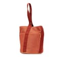 Miniatyrbillede 2 af 7: Pre-owned Hermès Toile Saxo MM Orange