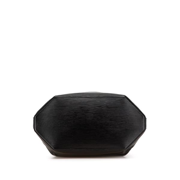 Pre-owned Louis Vuitton Epi Sac D Epaule PM Black