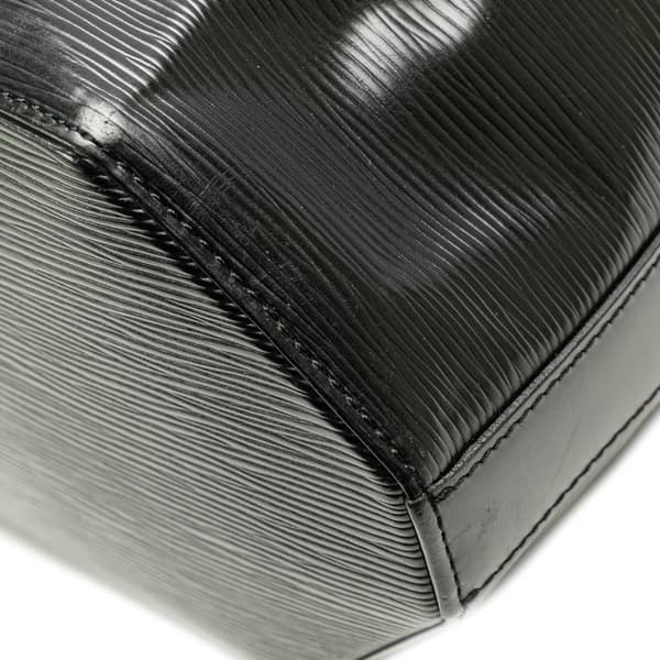 Pre-owned Louis Vuitton Epi Sac D Epaule PM Black
