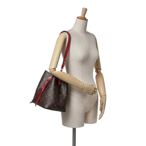 Pre-owned Louis Vuitton Monogram Neonoe MM Brown