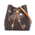 Miniatyrbilde 1 av 9: Pre-owned Louis Vuitton Monogram Love Lock Neonoe MM Brown