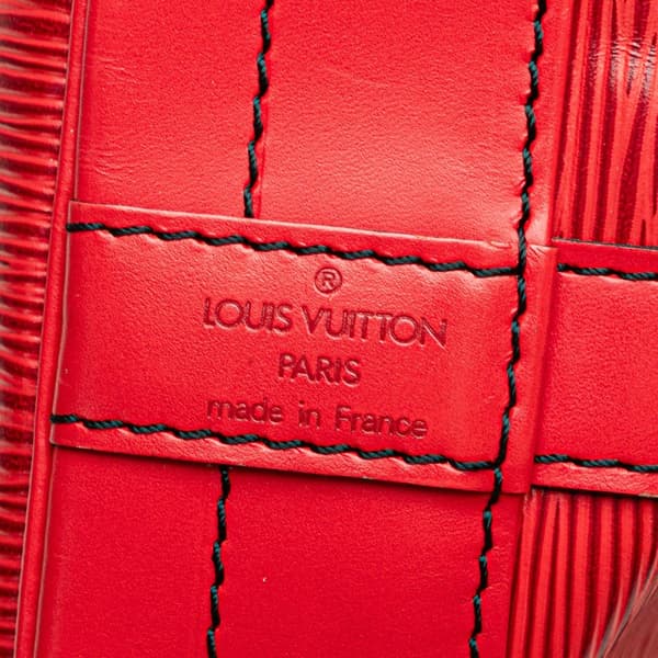 Pre-owned Louis Vuitton Epi Noe GM Red