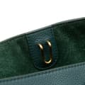 Miniatyrbild 8 av 10: Pre-owned Celine Medium Leather Seau Sangle Bucket Green