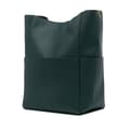 Miniatyrbild 2 av 10: Pre-owned Celine Medium Leather Seau Sangle Bucket Green