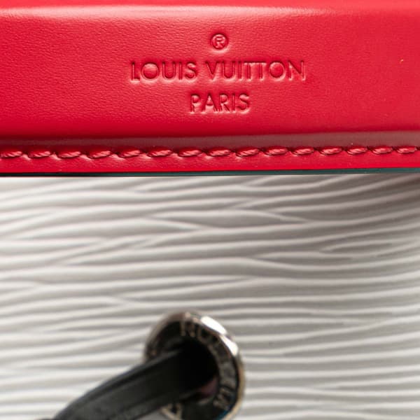Pre-owned Louis Vuitton Epi Neonoe BB White