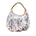 Miniatyrbillede 1 af 10: Pre-owned Gucci Canvas Flora Horsebit Wave Hobo White