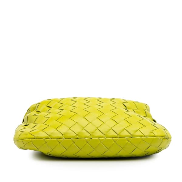 Pre-owned Bottega Veneta Mini Nappa Intrecciato Jodie Green