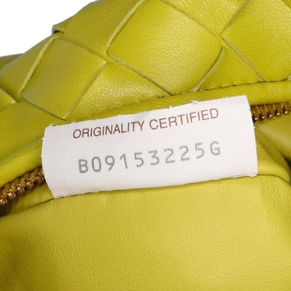 Pre-owned Bottega Veneta Mini Nappa Intrecciato Jodie Green