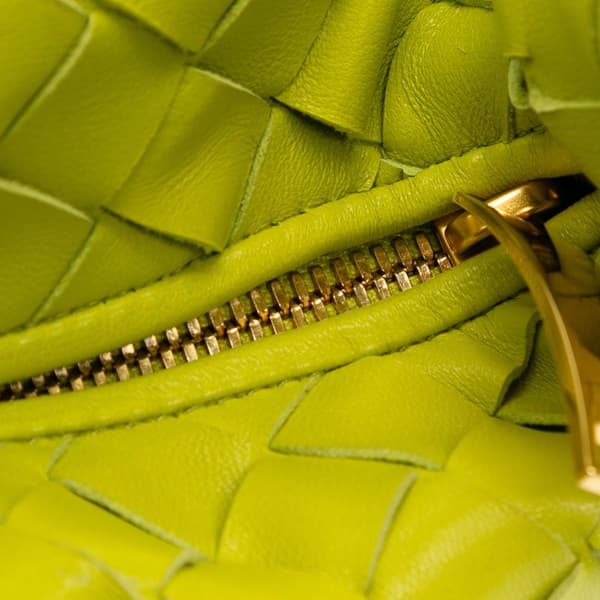 Pre-owned Bottega Veneta Mini Nappa Intrecciato Jodie Green