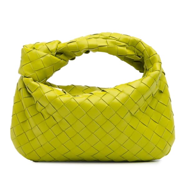 Pre-owned Bottega Veneta Mini Nappa Intrecciato Jodie Green