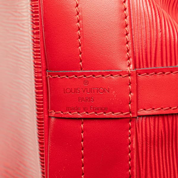 Pre-owned Louis Vuitton Epi Noe GM Red