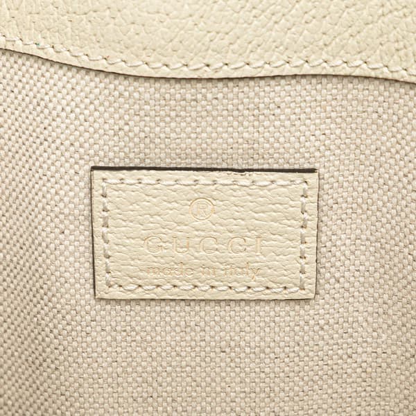 Pre-owned Gucci GG Supreme Ophidia Belt Bag Brown